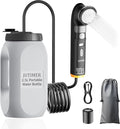Portable Bidet & Shower for Travel, JUTIMER 2.5L&1600mAh Rechargeable Camping Shower, 2 Showerheads Bidet Sprayer, 2 Modes Waterproof Handheld Bidet, Outdoor Shower Kit for Hiking, Travel