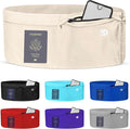 StashBandz Running Belt for Women & Men – No-Bounce Fanny Pack with 4 Secure Pockets & Zipper for Phone, Money & Essentials – Flip Belt Style Design for Running, Travel & Everyday Use