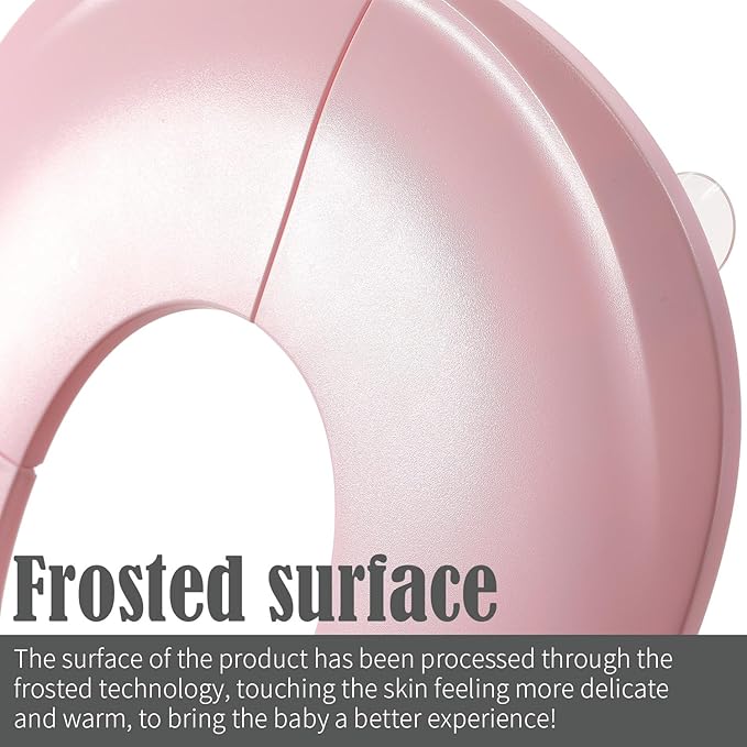 Funbliss Portable Potty for Toddler,Potty Training Essentials for Boys and Girl, Portable Toilet Training Seat with Non-Slip Suction Cups,Travel Bag,Pink