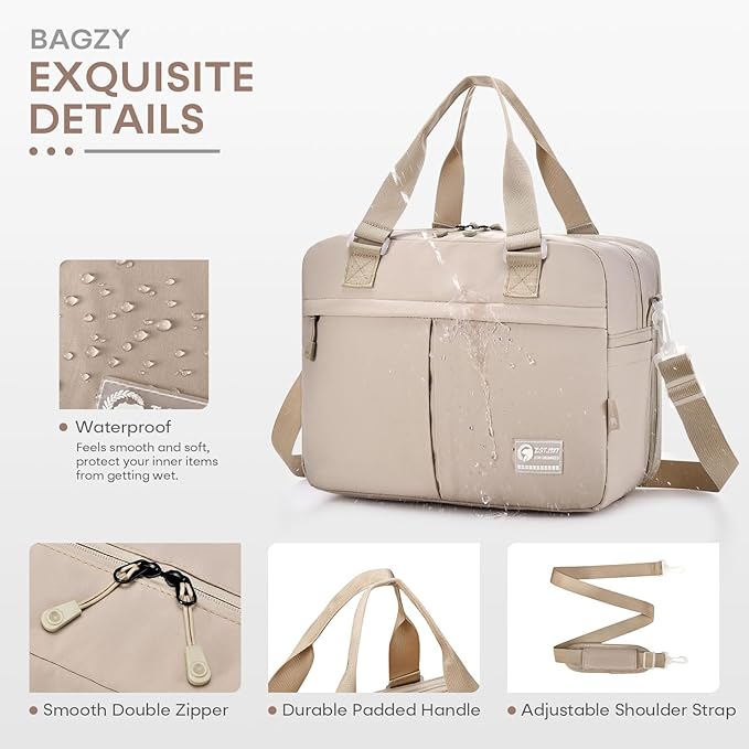 40x30x15cm Personal Item Travel Bag 16x12x6 Under-seat Carry on Bags for Airplanes 20L Expandable 30L Lightweight Duffle Bag Weekender Bags with Wet Pocket for Gym Overnight Hospital Grey