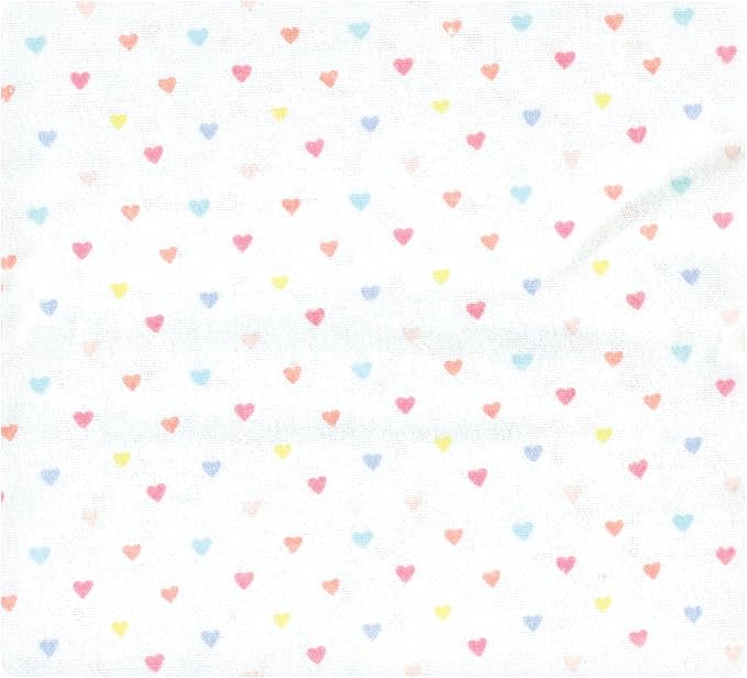 Hudson Baby Unisex Baby Cotton Flannel Receiving Blankets Bundle, Unicorns Rainbows, One Size