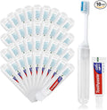 Toothbrush and Toothpaste Travel, Individually Packaged with Storage Box, Foldable Storage, Toothbrush Travel Size is Suitable for Camping, Business Trip (5)