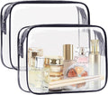 COSHAYSOO Sunscreen Bag Clear Makeup Toiletry Pouch Beach Vacation Essentials for Women Teen Girls Trip Gifts Summer Pool Travel Must Have Accessories Waterproof Stuff