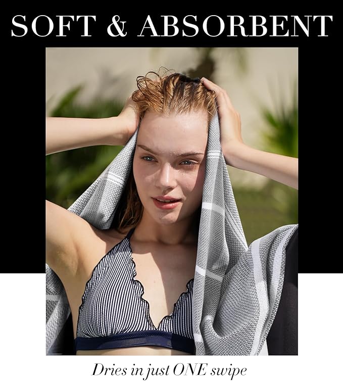 Extra Large Throw Blanket Giant Turkish Beach Towel Airplane Travel Essentials Camping Gear Must Haves Accessories Flight Hawaii Honeymoon Summer Vacation Stuff Camper Roadtrip Road Trip Gadgets
