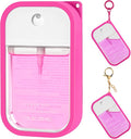 Silicone Case Compatible with Touchland Hand Sanitizer Spray (Fit for 1 FL OZ/30 mL), Protective Case with Keychain