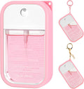 Silicone Case Compatible with Touchland Hand Sanitizer Spray (Fit for 1 FL OZ/30 mL), Protective Case with Keychain