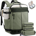 LOVEVOOK 50L Travel Backpack for Women Men, Airline Approved Carry On Luggage with 3 Cubes Accessories, TSA Personal Item Travel Cruise Essentials, Waterproof Weekender Overnight Bags fits 17" Laptop