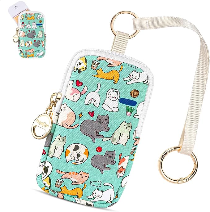 Hand Sanitizer Spray Case Compatible with T0uch-land, Hand Sanitizer Holder Bag with Ring Buckle & Wrist Strap
