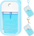 Silicone Case Compatible with Touchland Hand Sanitizer Spray (Fit for 1 FL OZ/30 mL), Protective Case with Keychain