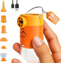 MKARMATER 1.69oz Ultra-Mini Portable Air Pump for Pool Floats & Air Mattress, Quick Wireless Inflator & Deflator for Vacuum Storage Bags, Tiny Rechargeable Electric Pump for Camping
