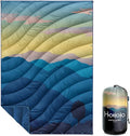 Camping Blanket,Lightweight Puffy Printed Camping Blanket Packable Outdoor Blanket for Camping,Traveling, Stadium, Hiking, Picnics