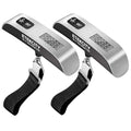 Etekcity Luggage Scale, Travel Essentials, Digital Weight Scales for Travel Accessories, Portable Handheld Scale with Temperature Sensor, Rubber Paint, 110 Pounds, Battery Included,2Pack