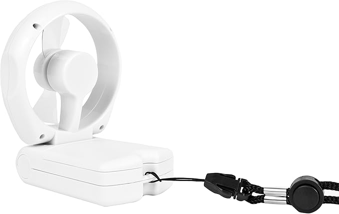 Travelon 3 Speed Personal Folding Fan - White