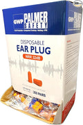 ATERET Earplugs 200 Pairs I 32db Noise Cancelling Soft Disposable Ear Plugs I Safety Hearing Protection for Travel Concert Hunting Shooting Range Work Construction