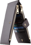 Travelambo Leather Wallets for Women Slim RFID Blocking Bifold Credit Card Holder Wallet