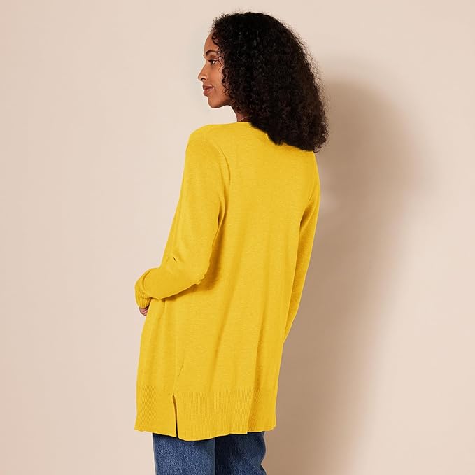 Amazon Essentials Women's Lightweight Long Sleeve Open-Front Cardigan Sweater (Available in Plus Size)