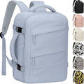 Tenot Carry on Backpack for Women TSA Approved 15.6 Inch Travel Laptop Backpack for Women Travel Essentials Foldable Womens Travel Backpack Suitcase Blue