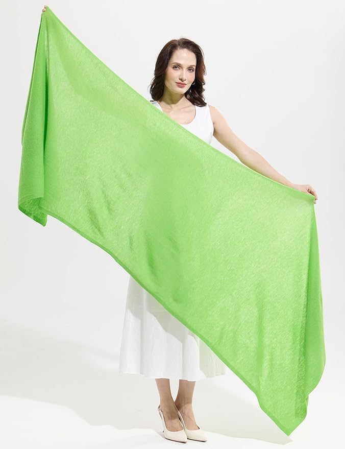 Soft Cashmere Blend Wrap Chic Scarf Stole for Women Wayfarer Travel Extra Large 87"x28"