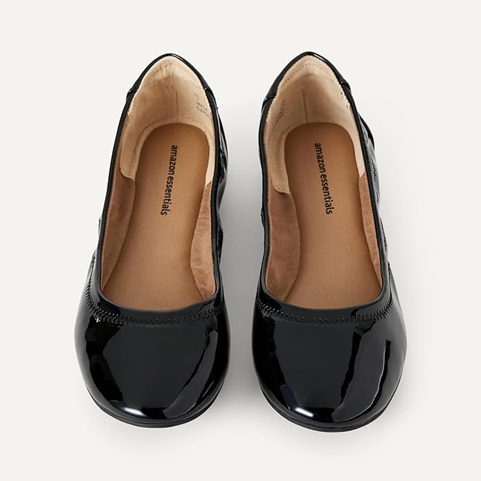 Amazon Essentials Women's Belice Comfortable Slip-On Ballet Flats Shoes