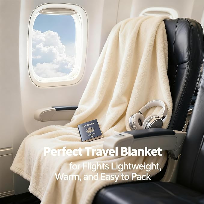 SNZ Wearable Blanket for Womens and Mens, Comfy Flannel Poncho, Snuggie Warm Shawl Wraps for Women, Birthday Gift Ideas
