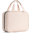 MODENGKONGJIAN Travel Toiletry Bag - Hanging Toiletry Bag for Women, Waterproof Makeup Cosmetic Bag Travel Organizer for Accessories, Shampoo, Full-size Container, Toiletries (Beige)