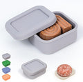 AIDIMMING Shampoo Bar Holder & Travel Soap Case -100% Leakproof Shatter-Proof Portable Soap Dish with Drainage & Lid - for Kitsch, Viori, Dove Bars - Gym, Camping & TSA Friendly (Deep Gray)