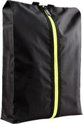 Shoe Bags for Travel, Large Capacity Waterproof Portable Shoe Bags with Zipper, Golf soccer cleats Shoe Bag, Multi-Functional Travel Shoe Pouch for Men & Women (Black)