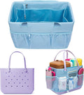 Nyton Organizer Bag Compatible with Original Large Bogg Bag Cover Divider Insert Beach Bag Liner for XL Bogg Bag Storage Separator Compartment with Mesh Pocket Sport Mom