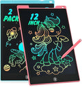 cimetech 2 Pack LCD Writing Tablet for Kids, 12 Inch Toddler Toys for 3-8 Year Old Girls Boys, Doodle Board Drawing Pad Travel Essentials, Educational Toys Birthday Gift for Children