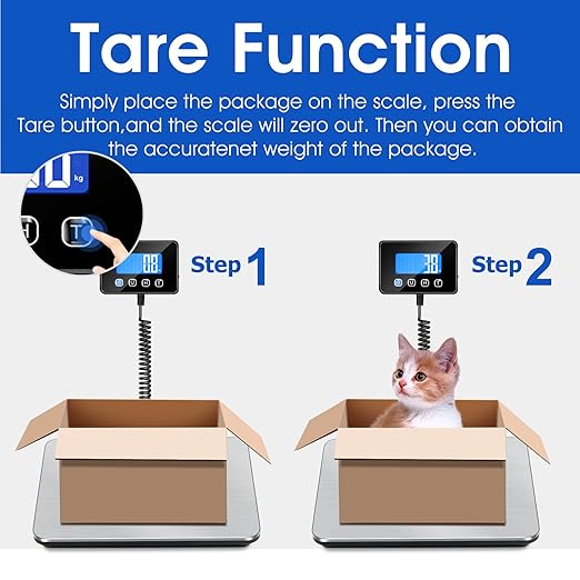 KUAIVO Luggage Scale 440lb Digital Shipping Scale with 0.35oz Accuracy, Tare/Hold, USB & Battery, Portable Postal Package Scale for Travel, Home, Office