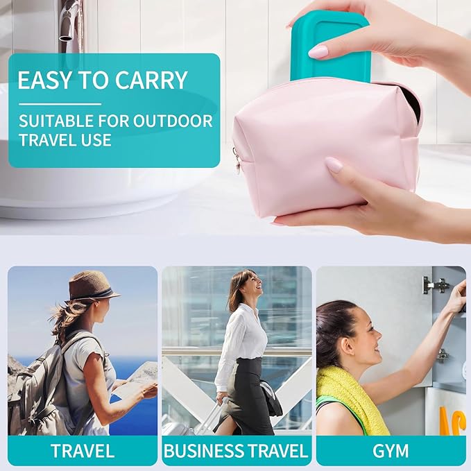 Leak Proof Travel Soap Case,Large Silicone Travel Soap Holder,Portable Soap Box with Drainage Layer,Bathroom Shatter Proof,Suitable for Travel, Bathroom, Camping, Gym(Green)