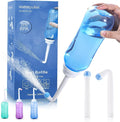 Peri Bottle for Postpartum Travel Bidet - Perineal Care,Portable Travel Squeeze Bottle Bidet for Women Personal Hygiene Cleaning,2 Tubes for Baby Mom After Birth Cleansing and Recovery 16.9OZ(Blue)
