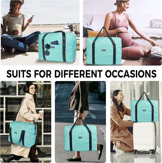 For Frontier Airlines Personal Item Bag 18x14x8 Underseat Travel Duffel Bag Carry on Luggage for Women and Men 30L (With Shoulder Strap)