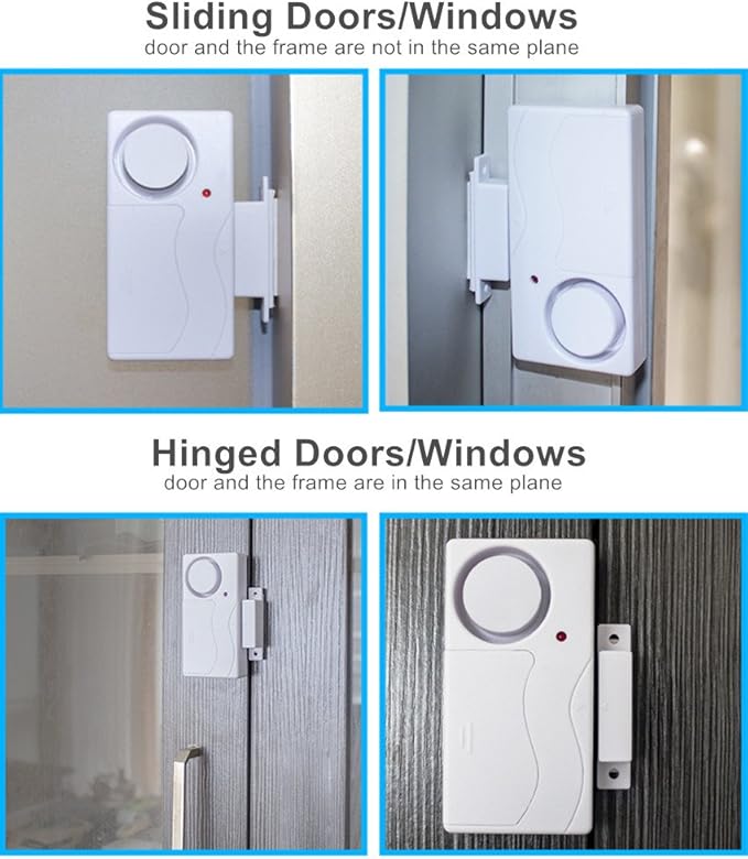 WSDCAM Door Alarm Wireless Anti-Theft Remote Control Door and Window Security Alarms