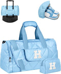 Elilier Birthday Gifts for Teen Girls, Personalized Dance Bag with Makeup Bag, Duffle Bag with Shoe Compartment & Wet Pocket, Girls Trip Gifts Favors, Gift for Daughter Granddaughter Niece