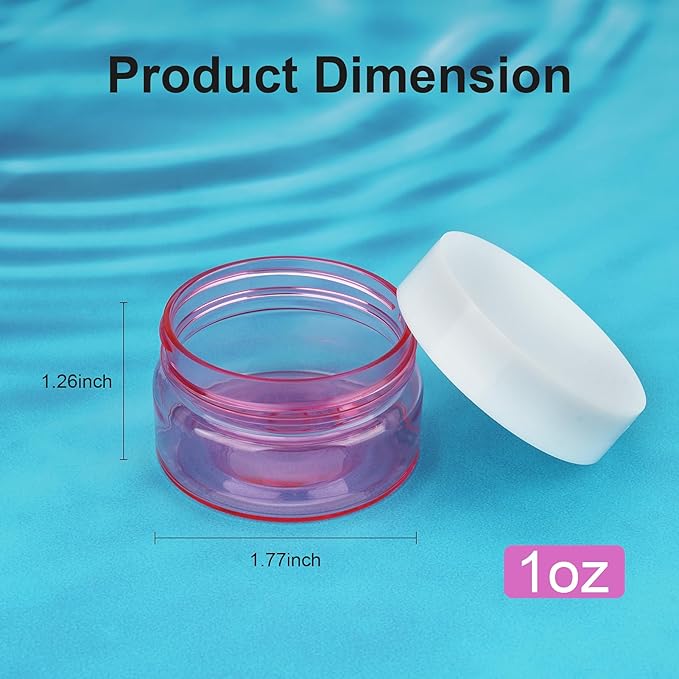 Cosywell Travel Containers Sets Silicone & PP Cream Jars for Toiletries