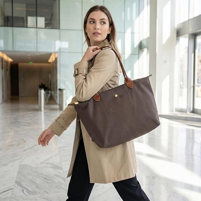 Work Tote Bag For Women: For 13-15" Laptop Foldable - For Office Professionals College Students - Commute Travel