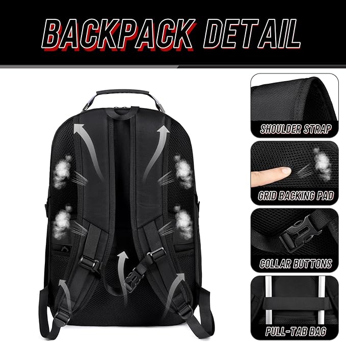 Z-MGKISS Travel Backpack,Extra Large Travel Laptop backpack, Travel Backpack for Men Women with TSA Airline Approved Luggage Bussiness Backpack, Black