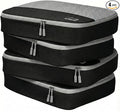 Dot&Dot Large Packing Cubes for Travel - Durable Mesh & Honeycomb Fabric Suitcase Organizer with Zipper Closure, Lightweight Expandable Clothes Bags for Carry On Luggage, 4 Pack Set