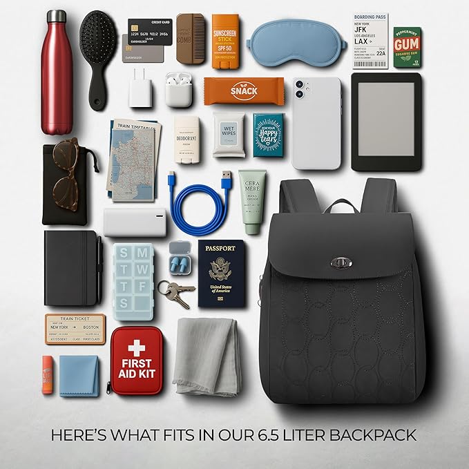 Travelon Anti-Theft Runways Compact Backpack