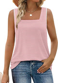 WIHOLL Women's Square Neck Tank Top