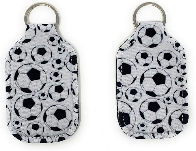Daisy Lane Hand Sanitizer Holder for Backpack Kids Travel Size Baseball Softball Keychain