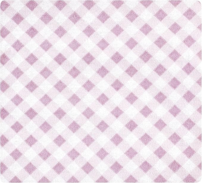 Hudson Baby Unisex Baby Cotton Flannel Receiving Blankets Bundle, Purple Dainty Floral, One Size