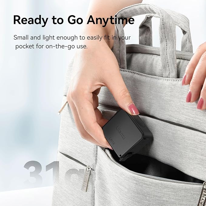 ULANZI LM18 2-Pack Vlogging Light Mini LED Action Camera Video Light Magnetic Photography Fill Lighting for DJI Osmo Action 3/4 Camera Cage Accessories and Ulanzi PK-06 Pocket 3/4 Expansion Adapter