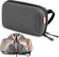 simtoper Electronic Organizer Travel Case Bag for Cables, Switch, SD card, Passport and More – Ultimate Protection & Portability Waterproof (Grey)