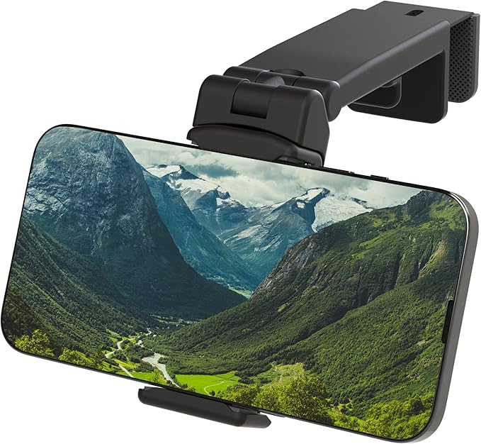 Travel Depot Foldable Phone Holder for Desk - Airplane Phone Holder Mount - Baby Plane Travel Essentials - Portable Cell Phone Holder - Phone Stand for Bed Kitchen - Compatible with iPhone Android
