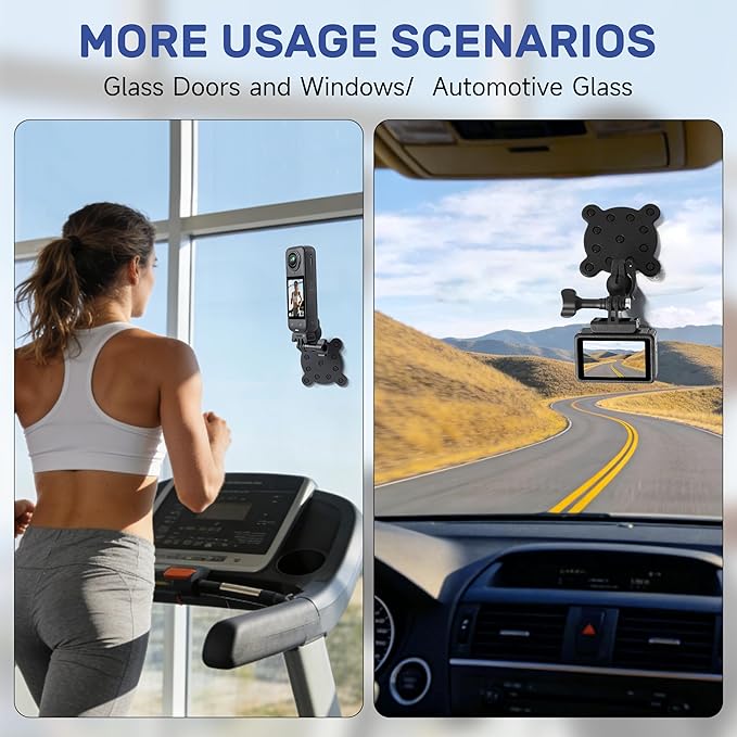 Swimming Pool Mount for Insta360 X5 X4 Air ACE PRO 2 Action Camera Suction Cup Adapter for DJI Osmo 360 Action 6 5 Nano for Gopro Hero 13 12 Max 2 Accessories