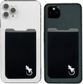 Phone Wallet - Adhesive Card Holder - Cell Phone Pouch - Stick on Lycra Pocket by Gecko - Carry Credit Cards and Cash