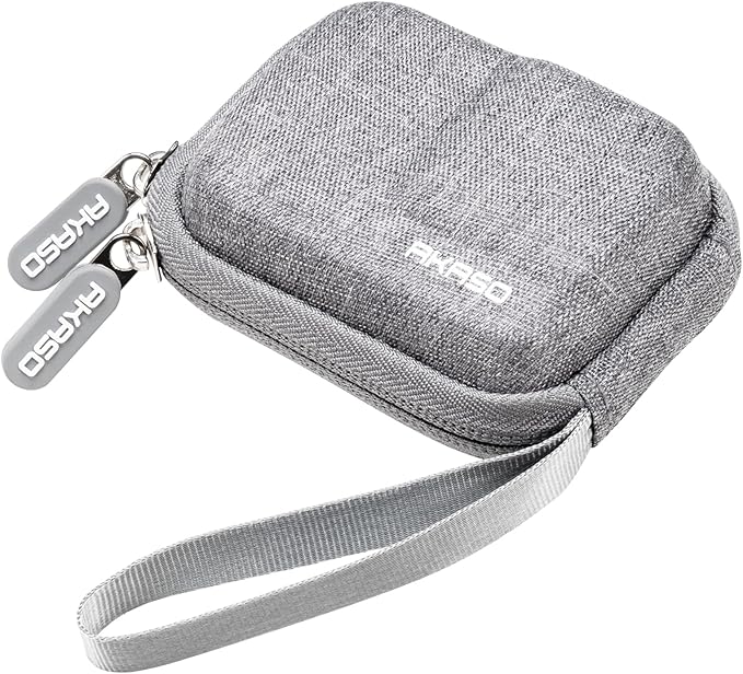 AKASO Protective mini Carrying Case for GoPro Hero 13/12/11/10/ 9/EK7000/Brave 4/Brave 7 LE/Brave 7/DJI/Apexcam Action Camera