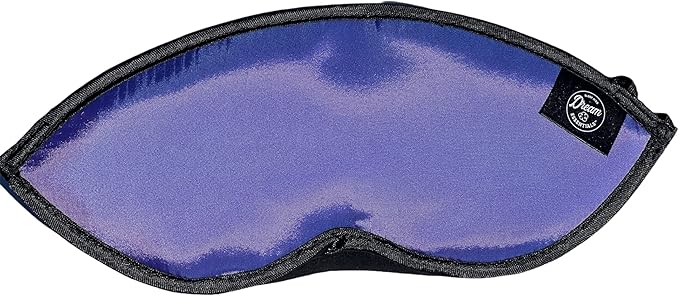 Dream Essentials Dreamer Sleep Mask Includes Free Pair of Earplugs, Wide Cradle Headband - Purple Haze